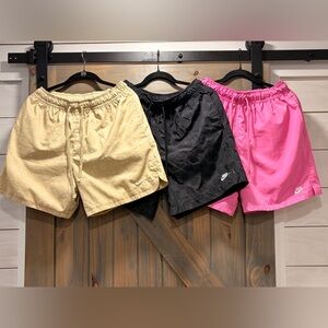 3 pairs of men’s Nike Athletic shorts, Sz Medium EEUC